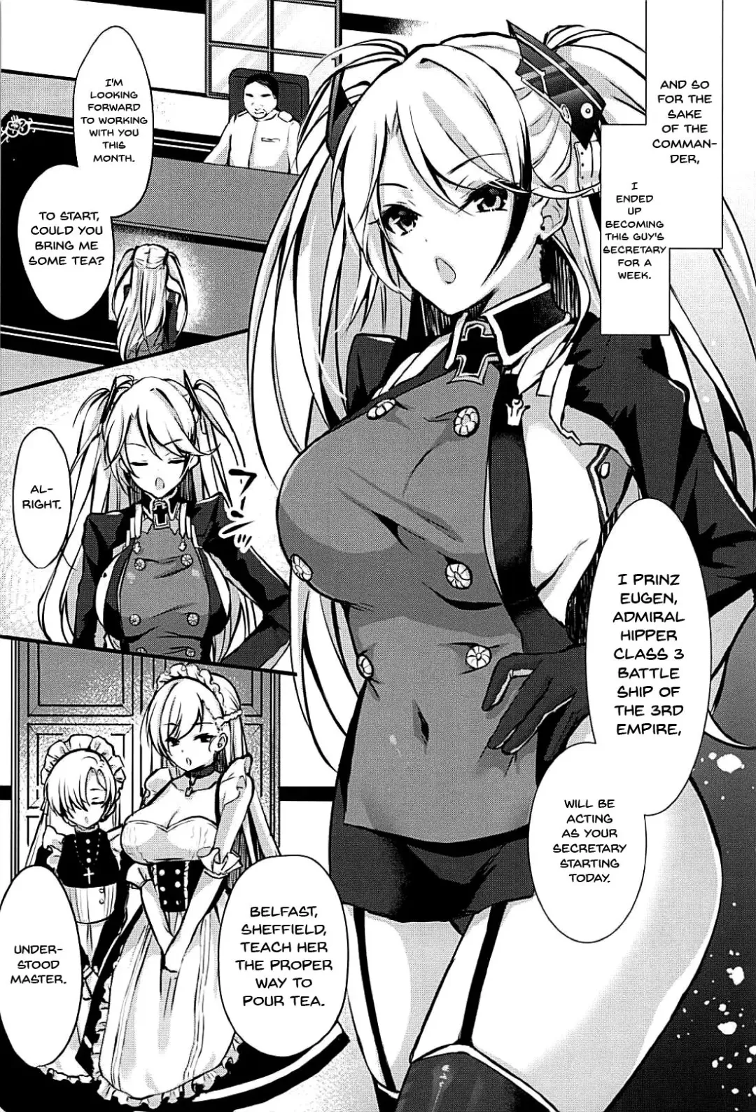 [Yuzuri Ai] EINE FALLE -Prinz Eugen- Fhentai - Page 3