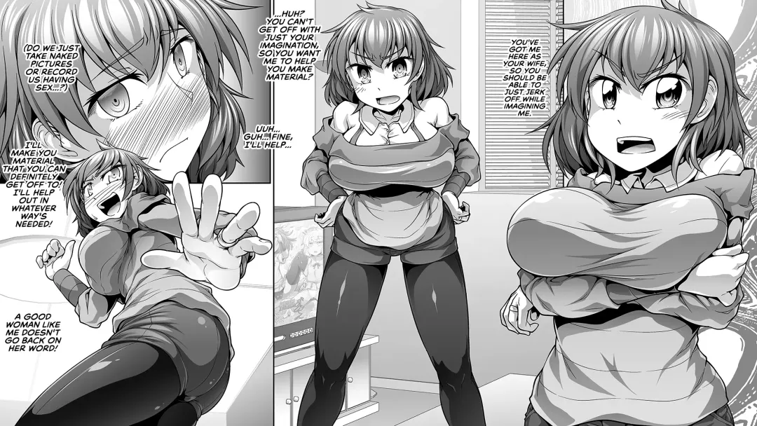 [Dosiro-do - Genjirou] Jiiyou Tsuma AV Netorase Hen | Wife Masturbation Porn Fhentai - Page 2