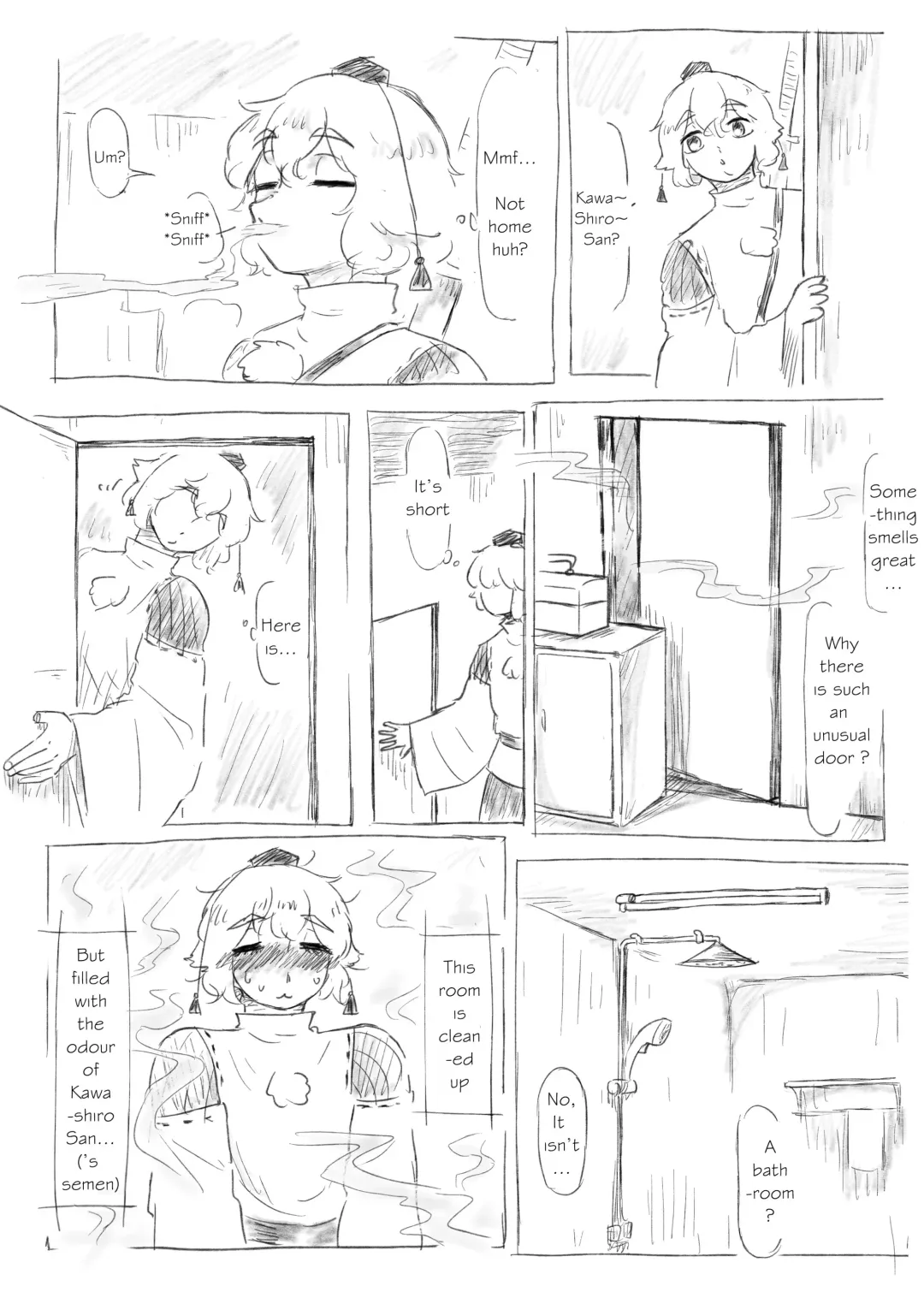 [Frogsnake] Kawashiro san's secret bathroom Fhentai - Page 2