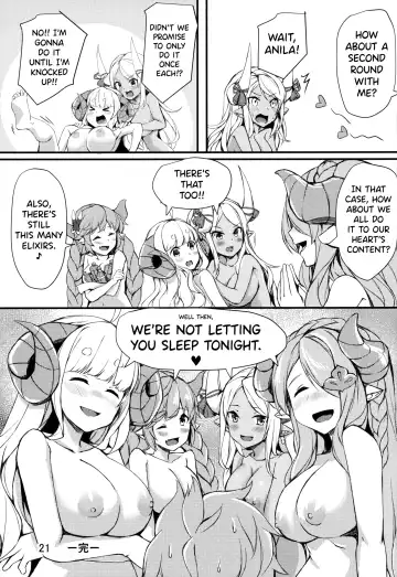 [Kosuke] Nemuranai Yoru no Onna Draph Beya | Sleepless Night at the Female Draph's Room Fhentai - Page 20
