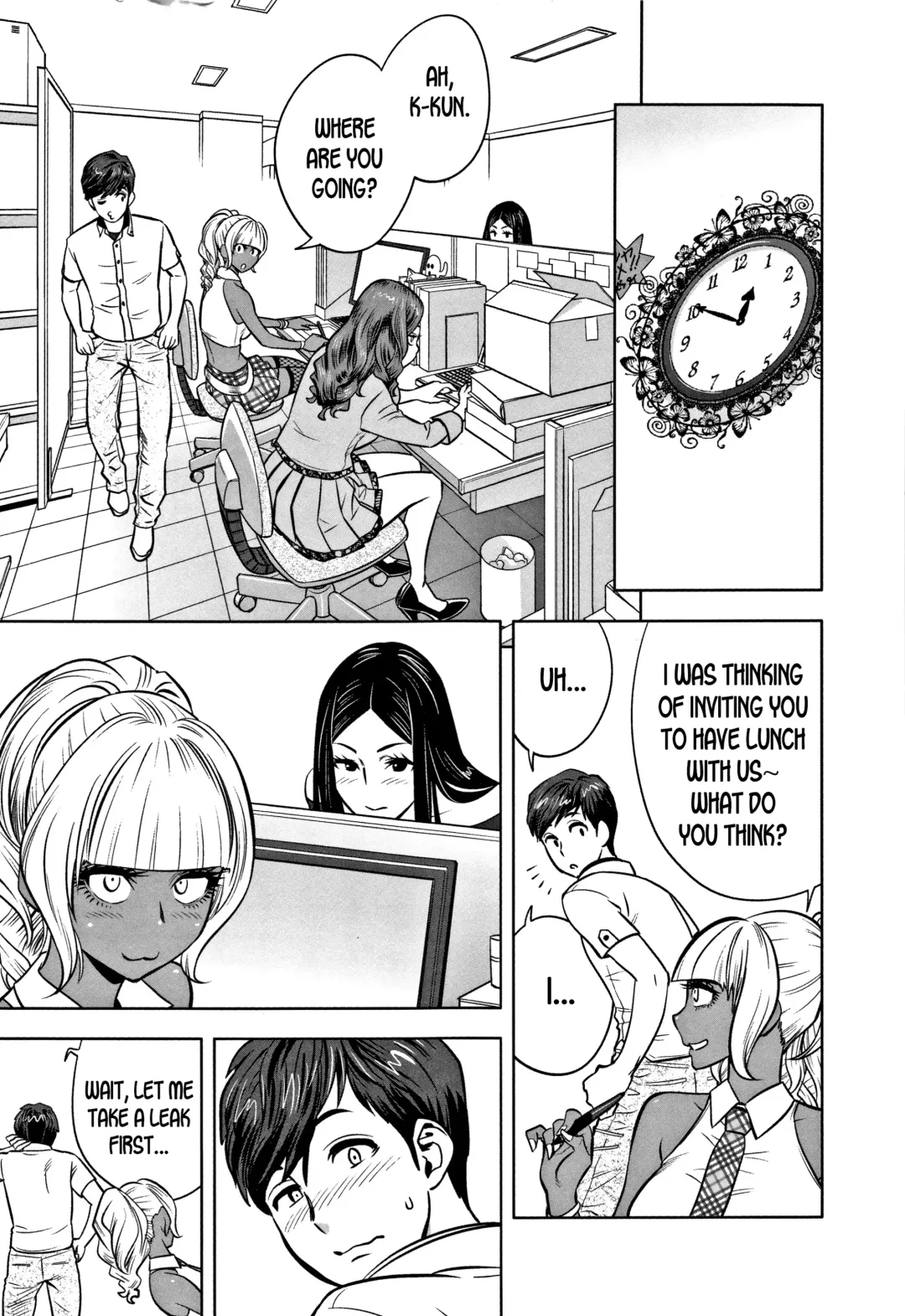 [Tatsunami Youtoku] Gal Ane Shachou to Harem Office ~SEX wa Gyoumu ni Fukumimasu ka?~ Fhentai - Page 137