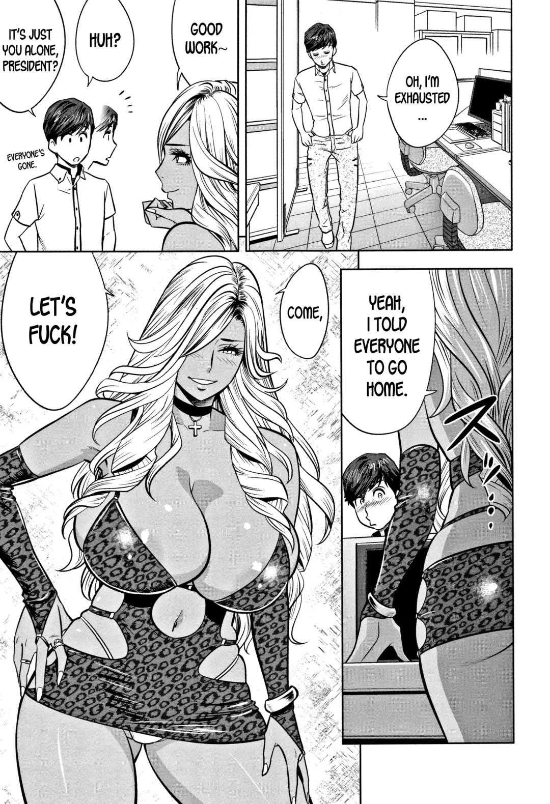 [Tatsunami Youtoku] Gal Ane Shachou to Harem Office ~SEX wa Gyoumu ni Fukumimasu ka?~ Fhentai - Page 151