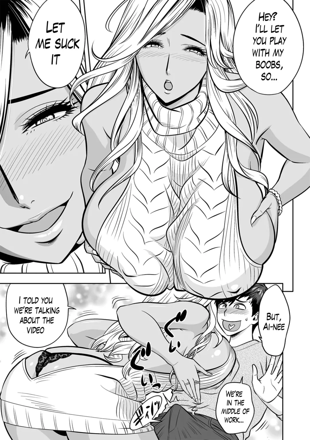 [Tatsunami Youtoku] Gal Ane Shachou to Harem Office ~SEX wa Gyoumu ni Fukumimasu ka?~ Fhentai - Page 83