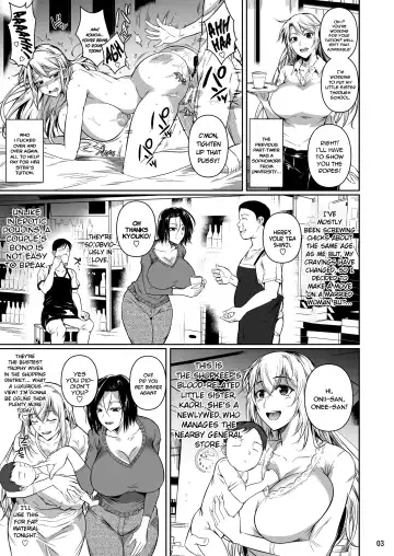 [Fuetakishi] Shoutengai no Ana Zuma-tachi | The Downtown Shopping Street's Wife's Holes Fhentai - Page 4