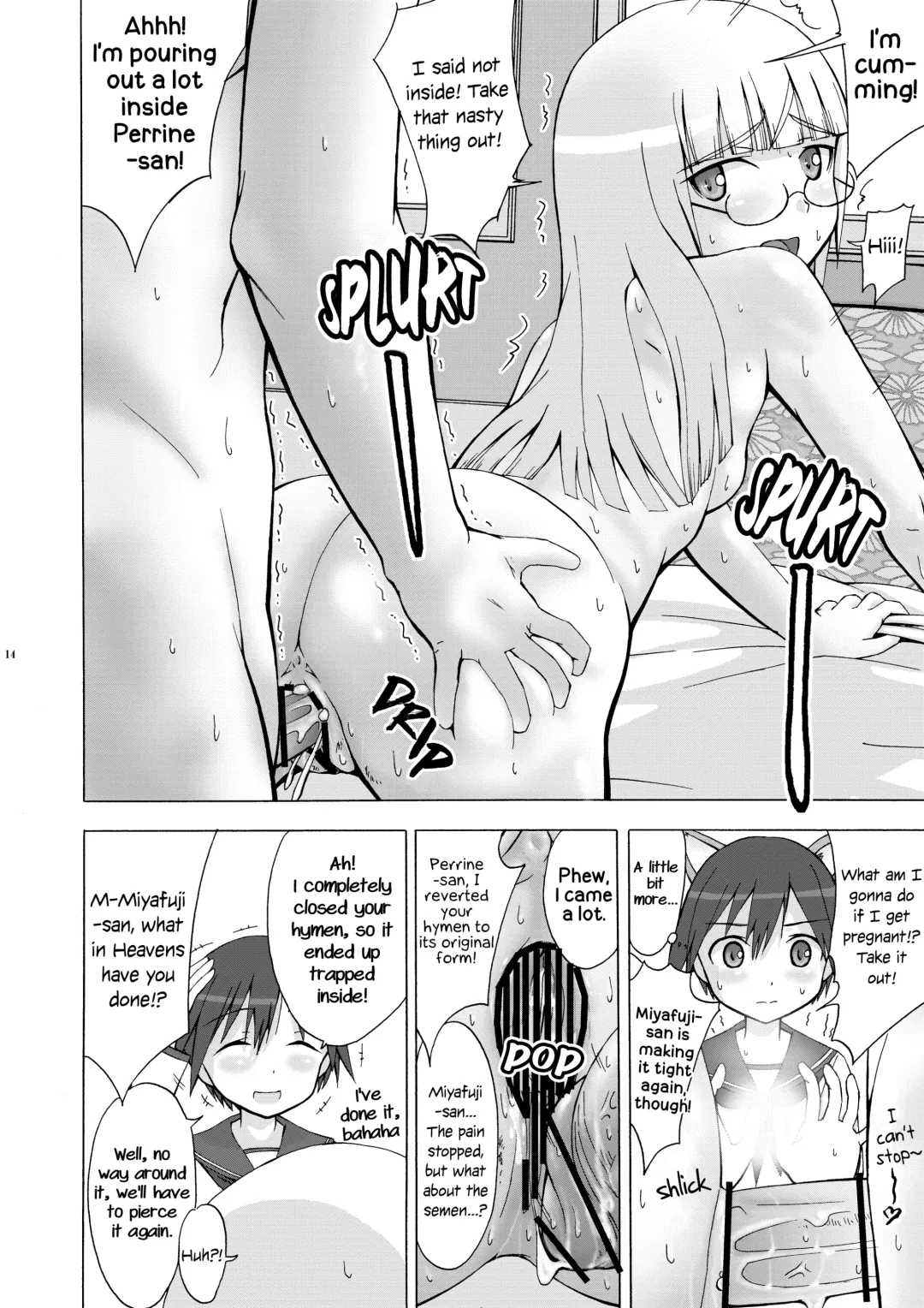 [Rurukichi - Sezan] Perrine-sanchi de Taihen Desu!! | Trouble of Perrine's Parcel!! Fhentai - Page 14