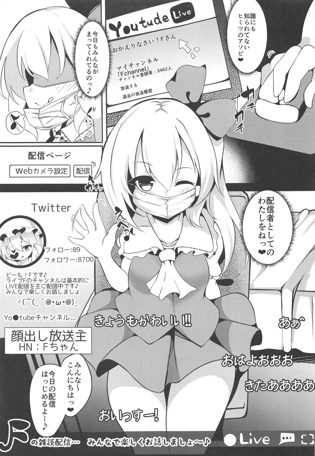 [Akiba Monaka] Haishingai! Ano Ninki YouTuber Flandre no Himitsu Fhentai - Page 6