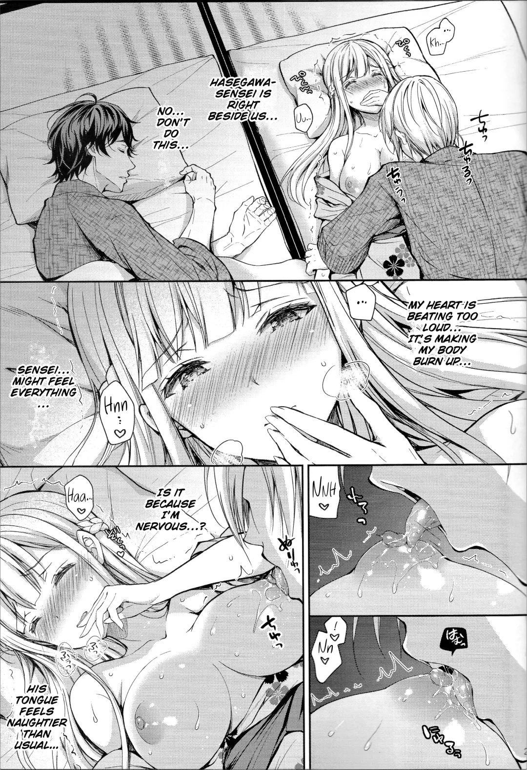 [Crowe] Indeki no Reijou 4 ~Kare no Tonari de Nureru Insei~ | Obscene Lady 4 ~Wet and Moaning Beside My Boyfriend~| Fhentai - Page 20