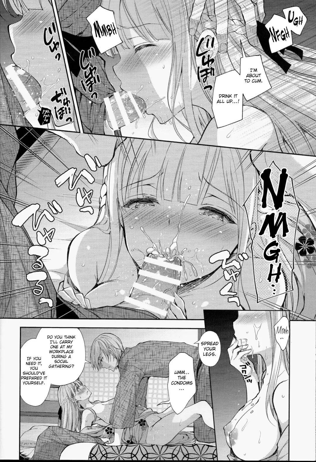 [Crowe] Indeki no Reijou 4 ~Kare no Tonari de Nureru Insei~ | Obscene Lady 4 ~Wet and Moaning Beside My Boyfriend~| Fhentai - Page 23
