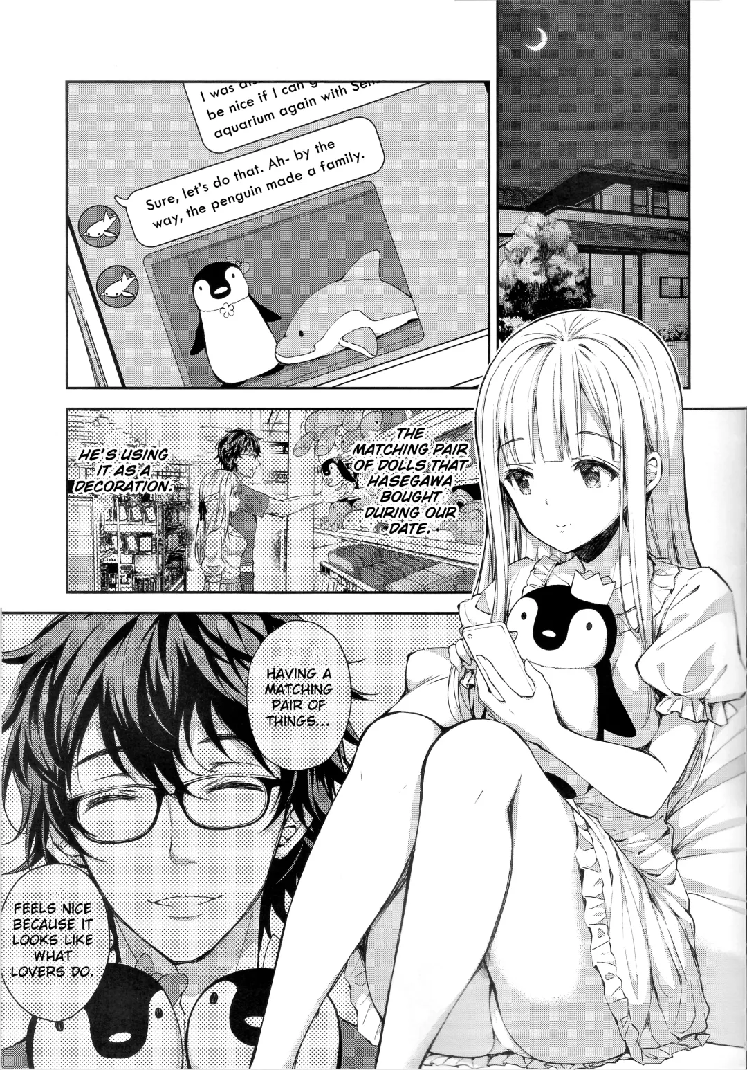 [Crowe] Indeki no Reijou 4 ~Kare no Tonari de Nureru Insei~ | Obscene Lady 4 ~Wet and Moaning Beside My Boyfriend~| Fhentai - Page 4