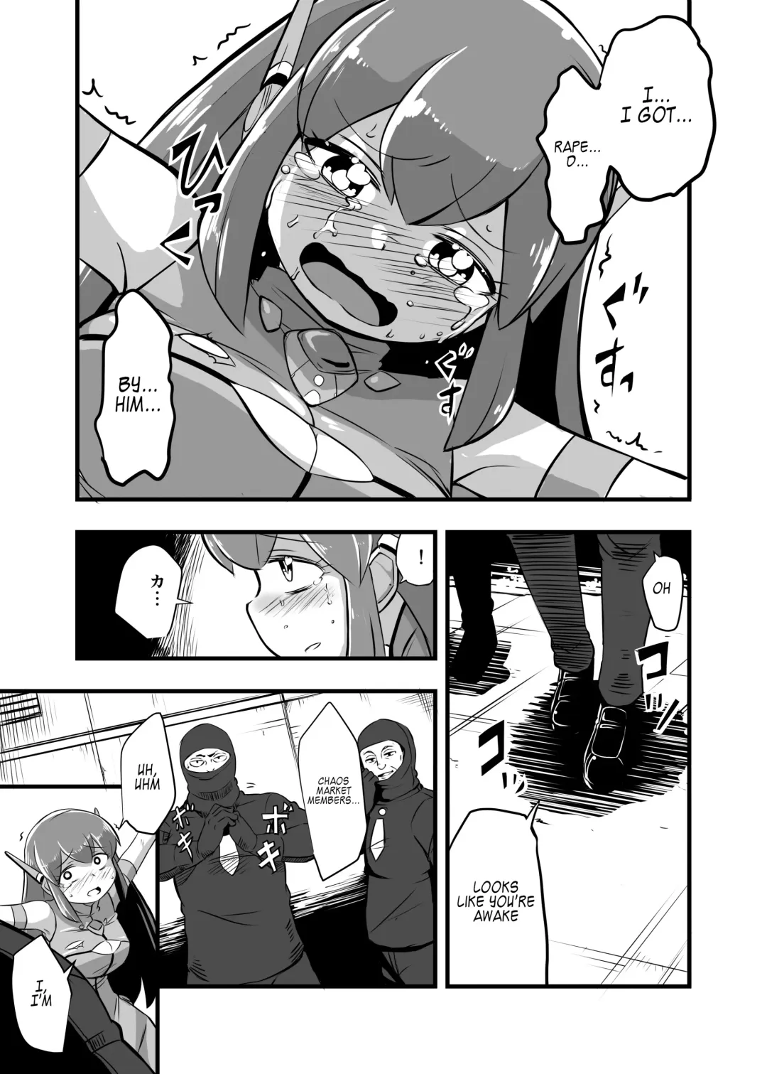 [Iken] Aku no Soshiki ni Haiboku Shite Ryoujoku Sareru Henshin Heroine Prism Crown Fhentai - Page 43
