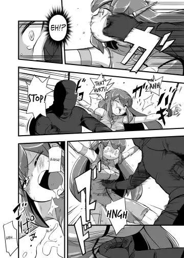 [Iken] Aku no Soshiki ni Haiboku Shite Ryoujoku Sareru Henshin Heroine Prism Crown Fhentai - Page 44