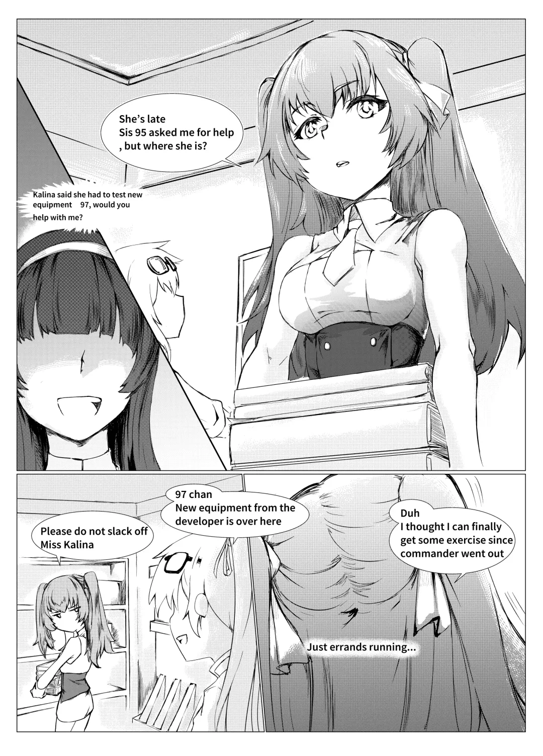 [Tangent3625] T-Dolls only Simulation Training Machine Fhentai - Page 3