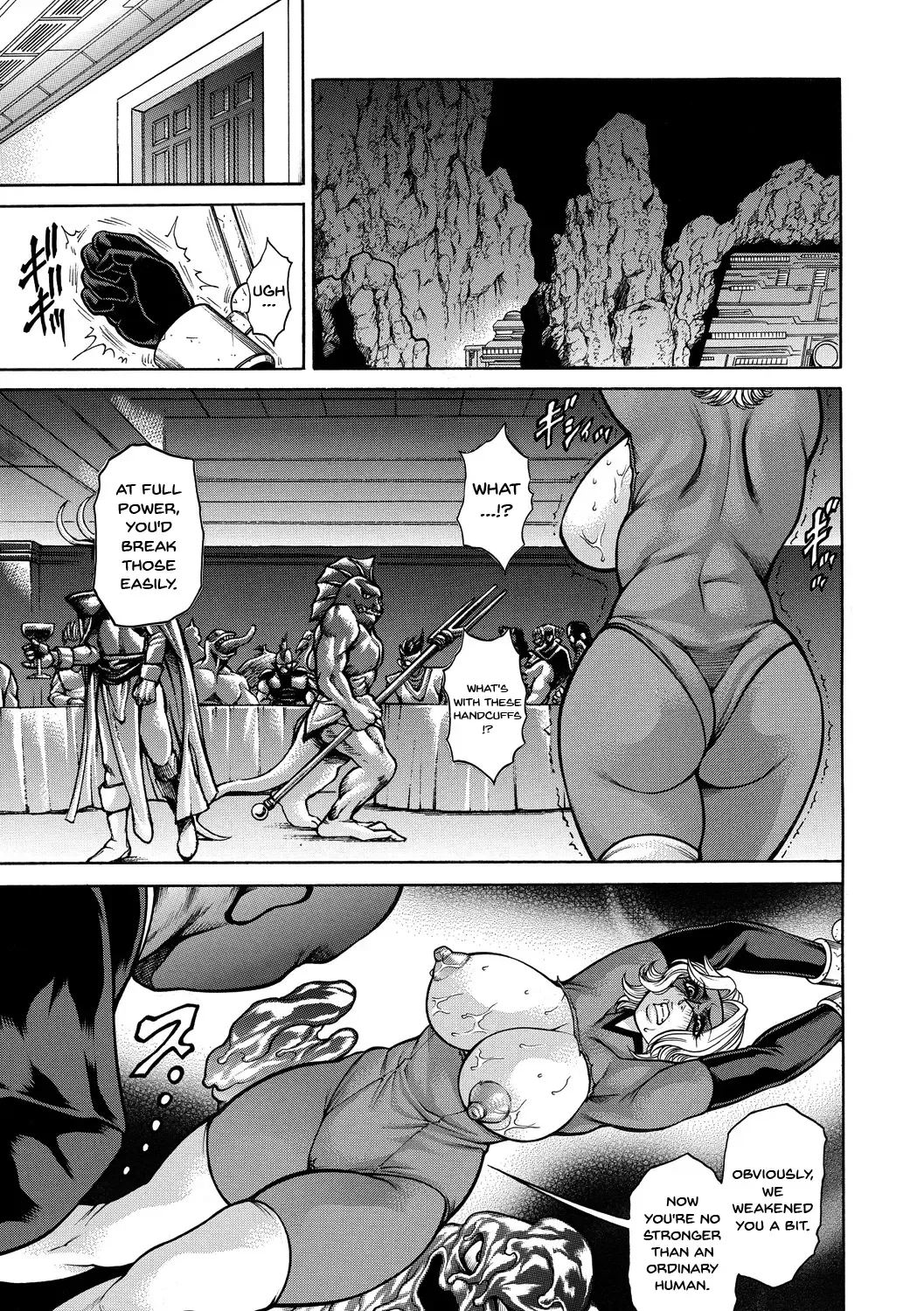 [Amazon - Gotoh Juan - Hino Toshiyuki] Tatakau Heroine ga Tetteiteki ni Ryoujoku Sarete Haiboku Acme | A Fighting Heroine Is Thoroughly Fucked Into Submission Vol. 1 Fhentai - Page 33