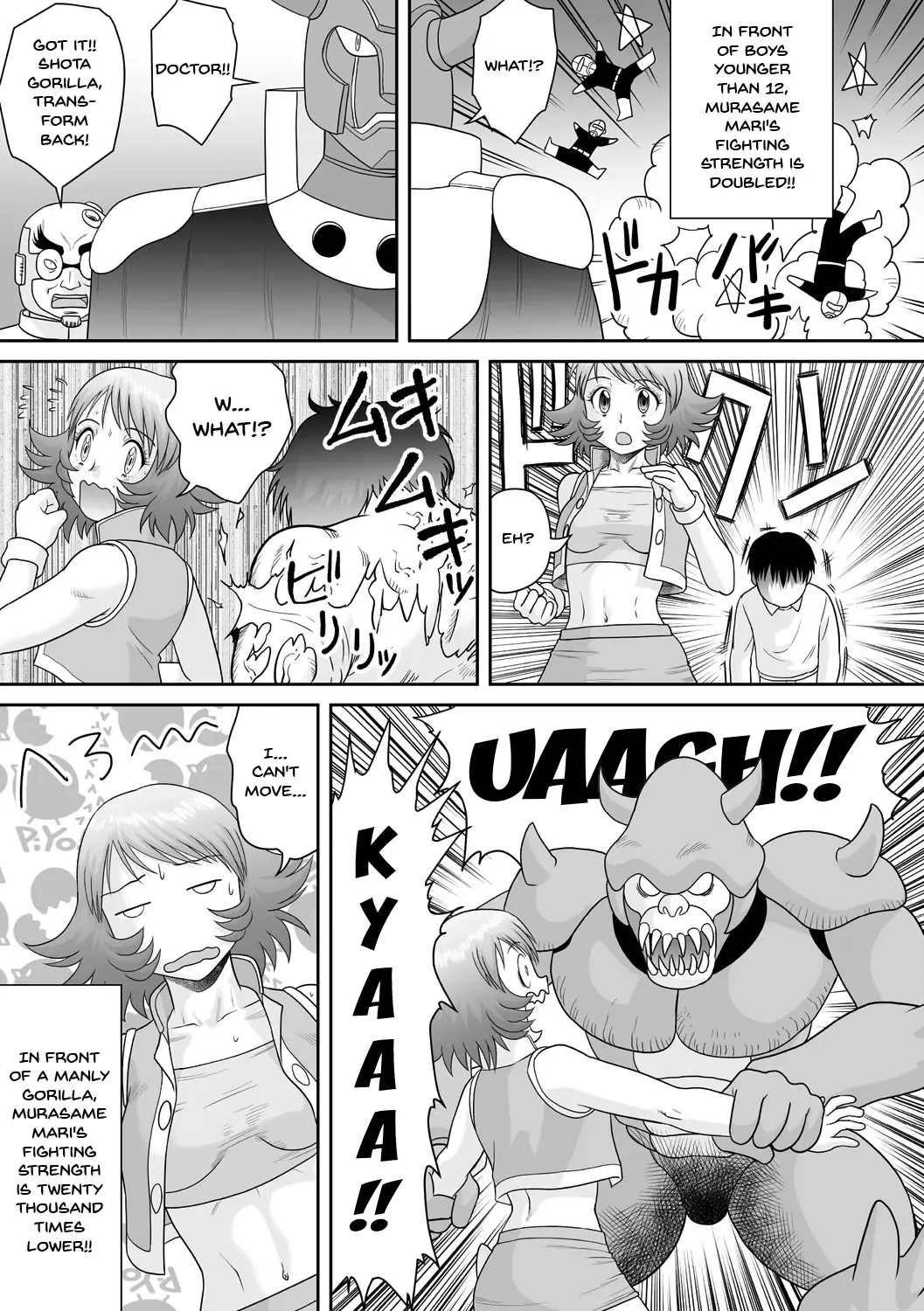 [Amazon - Gotoh Juan - Hino Toshiyuki] Tatakau Heroine ga Tetteiteki ni Ryoujoku Sarete Haiboku Acme | A Fighting Heroine Is Thoroughly Fucked Into Submission Vol. 1 Fhentai - Page 57