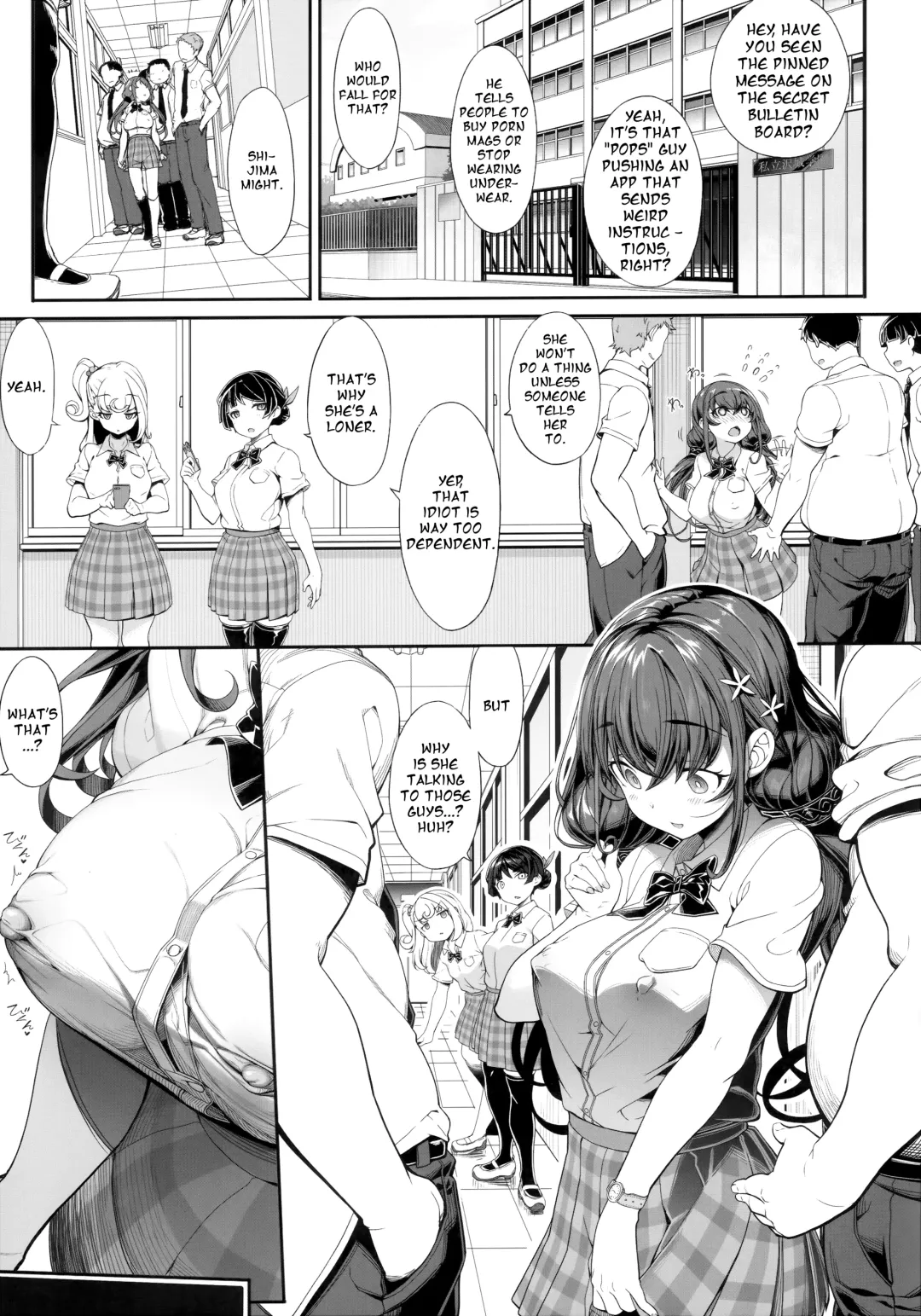 [Kirin Kakeru] Tanetsuke Oji-san no JC Sennou Appli | An Old Guy's Schoolgirl Hypno App Fhentai - Page 8