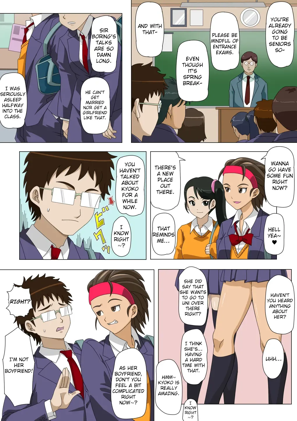 [Straw] Ryuugaku Shita Osananajimi 2 || My Kyoko Abroad 2 Fhentai - Page 2