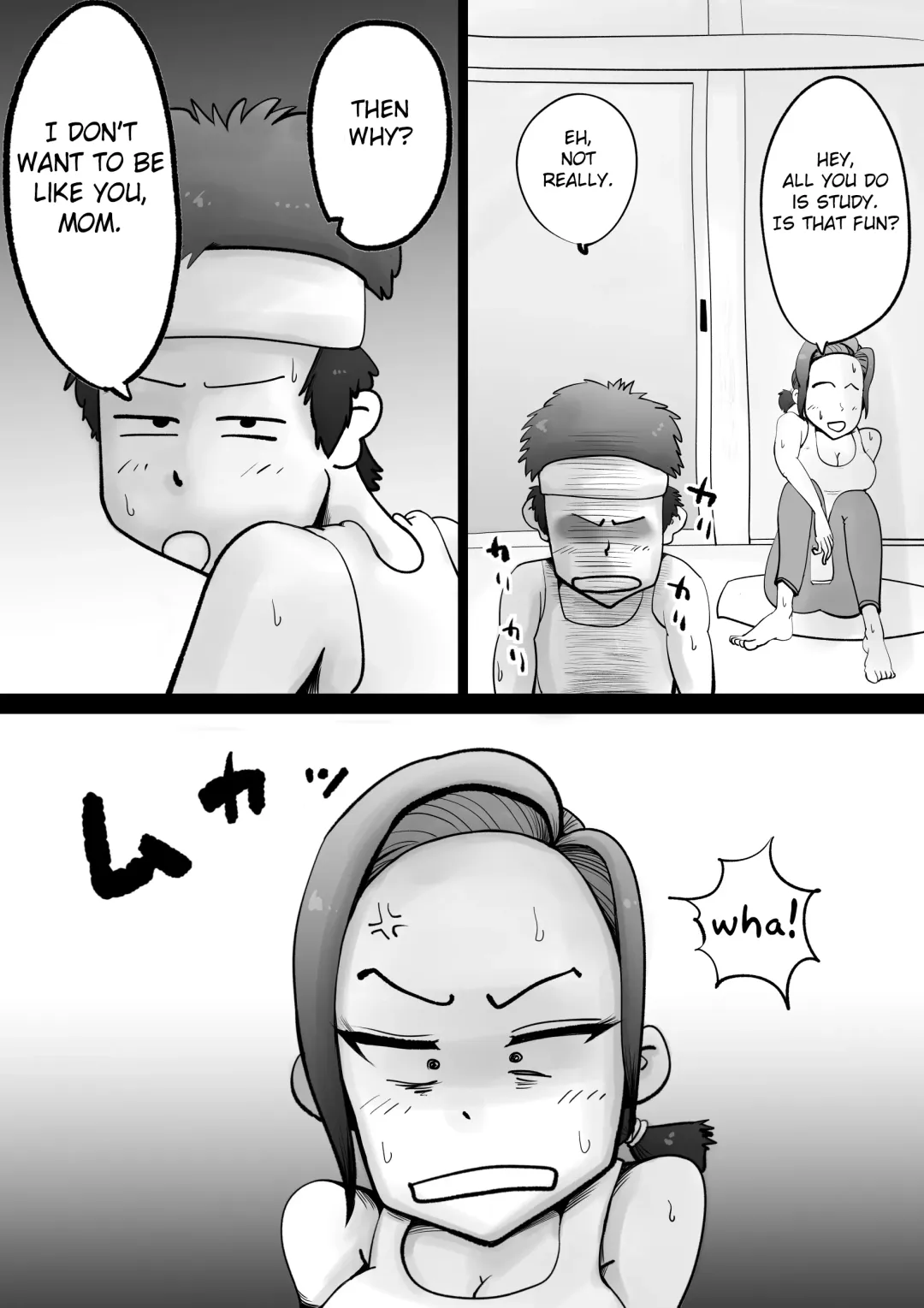 [Kazum] Warunori Shita Hahaoya ni Karuku Seishori ni Tsukawareru Hanashi Fhentai - Page 10