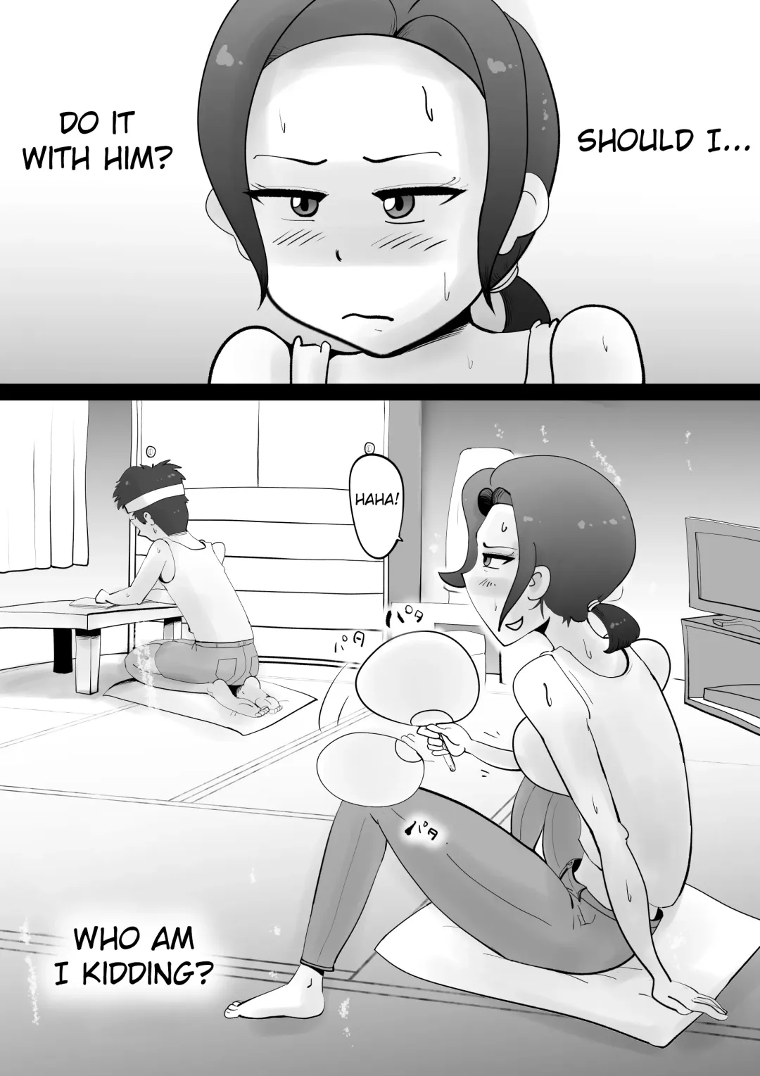 [Kazum] Warunori Shita Hahaoya ni Karuku Seishori ni Tsukawareru Hanashi Fhentai - Page 5