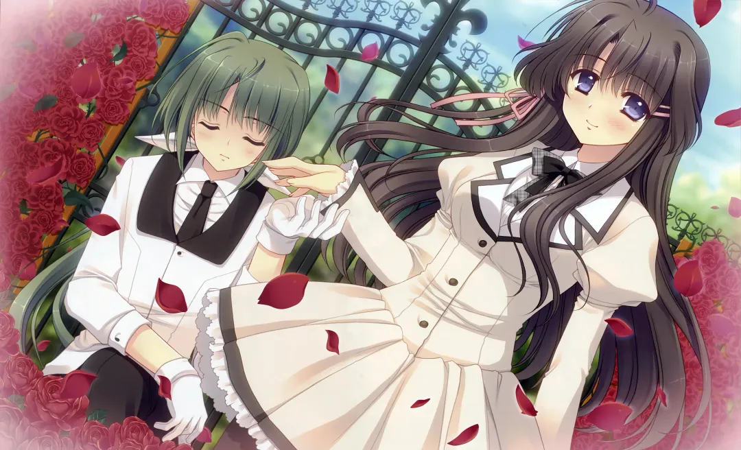 [Suzuhira Hiro] Tsuki ni Yorisou Otome no Sahou official visual fanbook Fhentai - Page 5