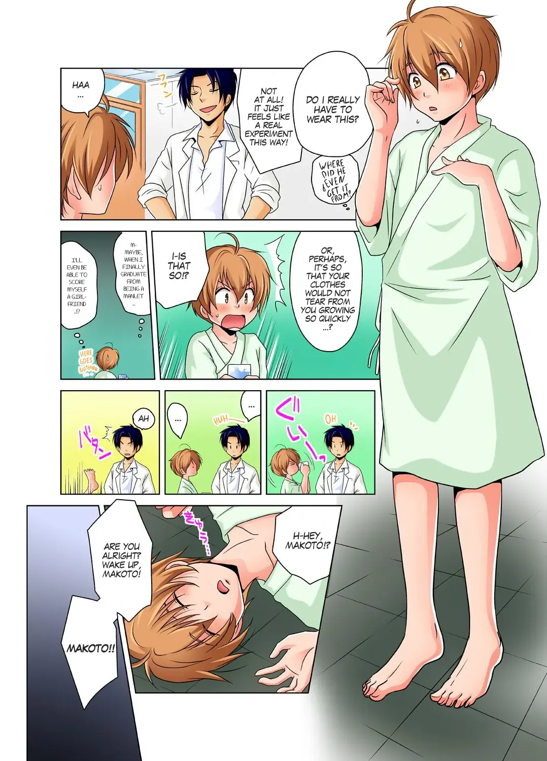 [Matsuyama Hayate] Nyotaika de Ecchi Kenshin!? Mirudake tte Itta no ni... 1 | Gender Bender Into Sexy Medical Examination! You said that you were only going to look... 1 Fhentai - Page 4