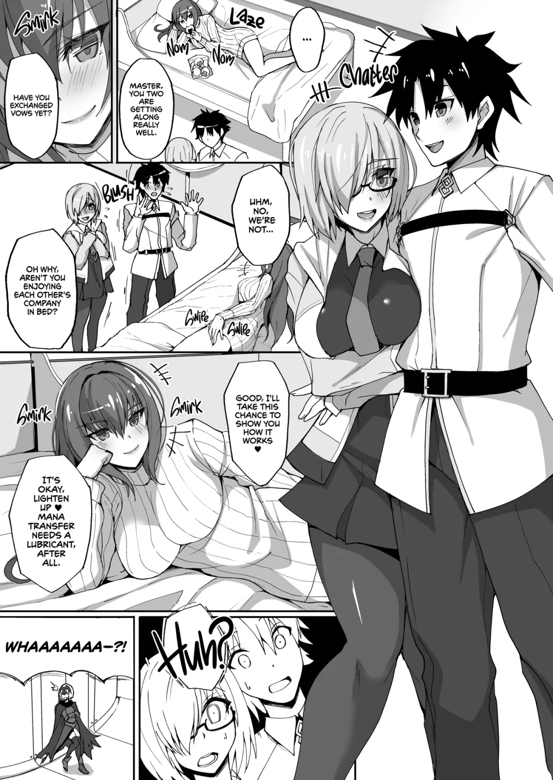 [Takeda Aranobu] Shishou ga Michibiku Chaldea Servant Harem Seikatsu | Chaldea Servant Harem Life with Master (decensored) Fhentai - Page 3