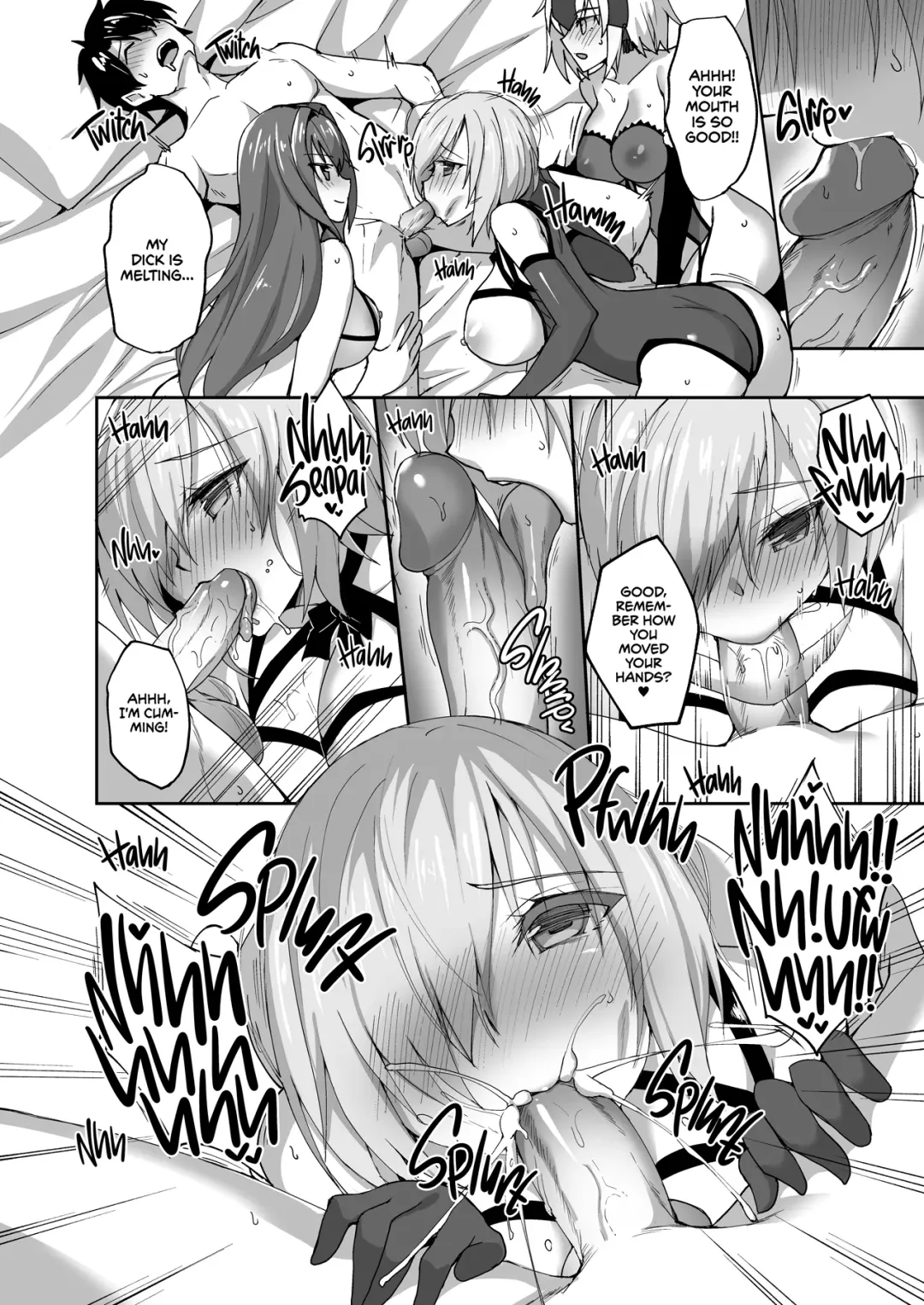 [Takeda Aranobu] Shishou ga Michibiku Chaldea Servant Harem Seikatsu | Chaldea Servant Harem Life with Master (decensored) Fhentai - Page 8