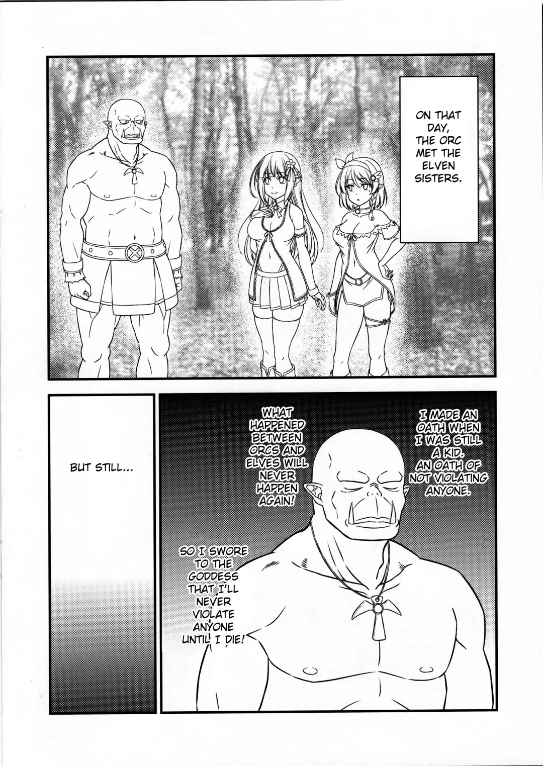 [Tomokichi] Charisma AV Danyuu ga Zetsurin Orc ni Isekai Tensei Shita Hanashi. + C95 Kaijou Gentei Omakebon Hentai Elf Shimai to Majime Orc no Zengi Fhentai - Page 28