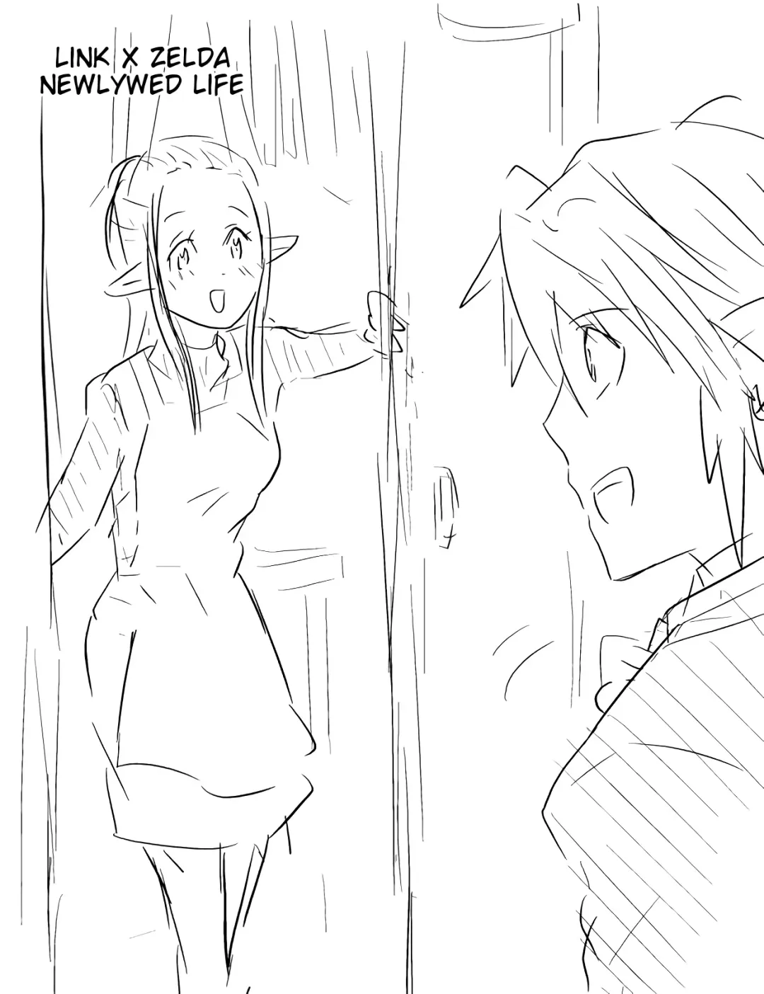 [Wasabi] Shinkon LinZel no Yoru | Link x Zelda newlywed life Fhentai - Page 1