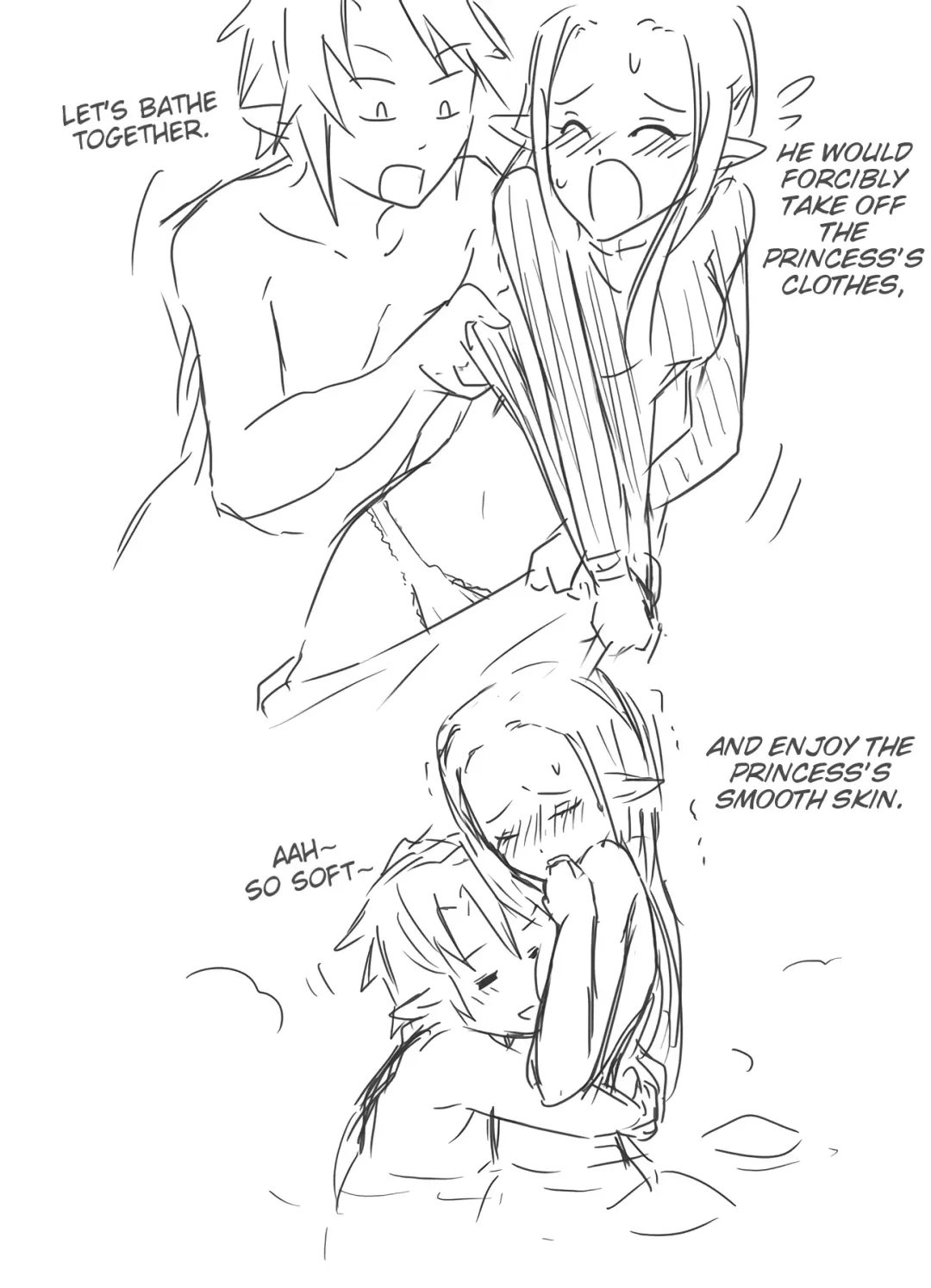 [Wasabi] Shinkon LinZel no Yoru | Link x Zelda newlywed life Fhentai - Page 2