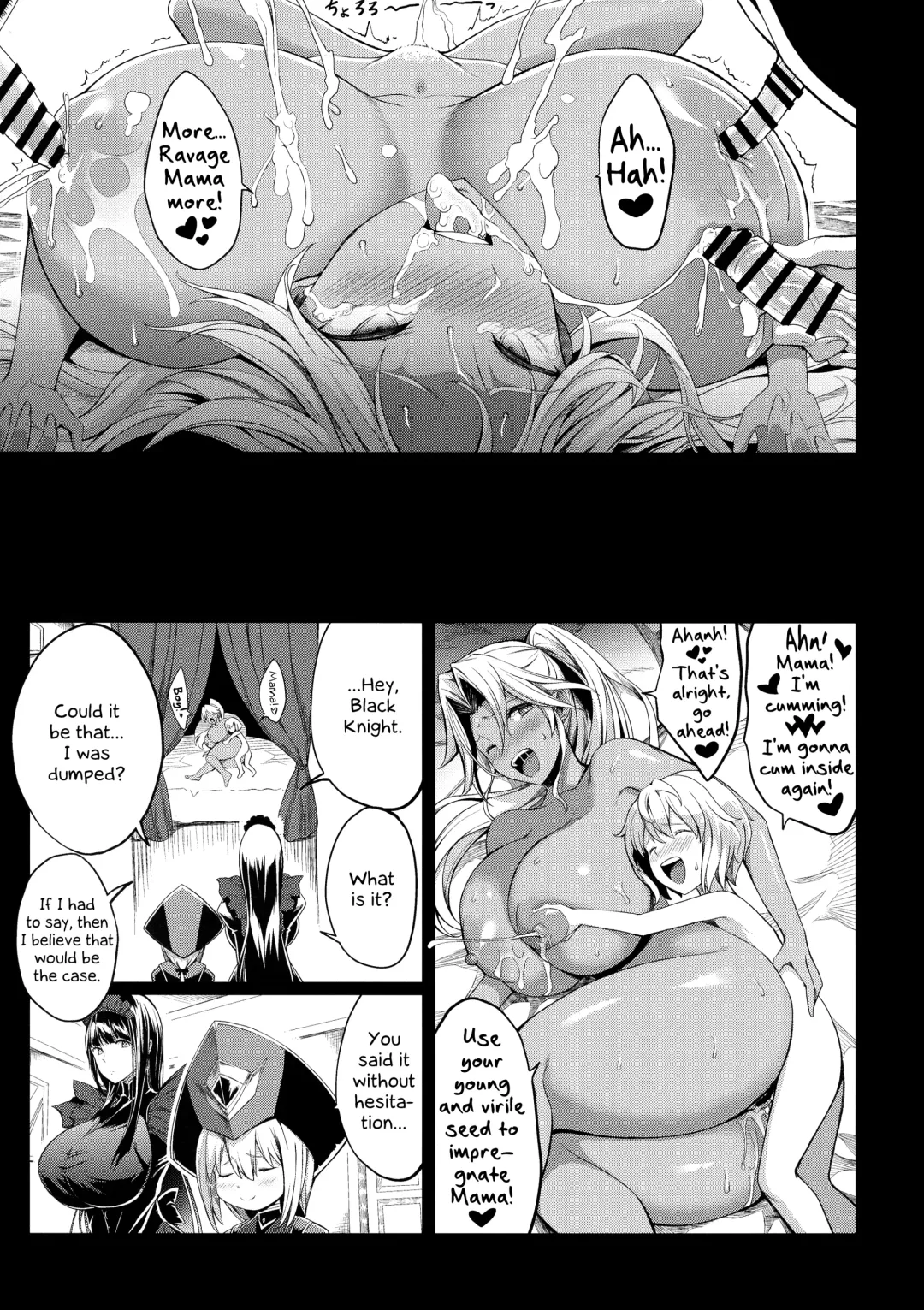 [Kloah] Shota Koutei Kyoudai ni Torawareta Bakunyuu Onna Kishi 4 Fhentai - Page 35