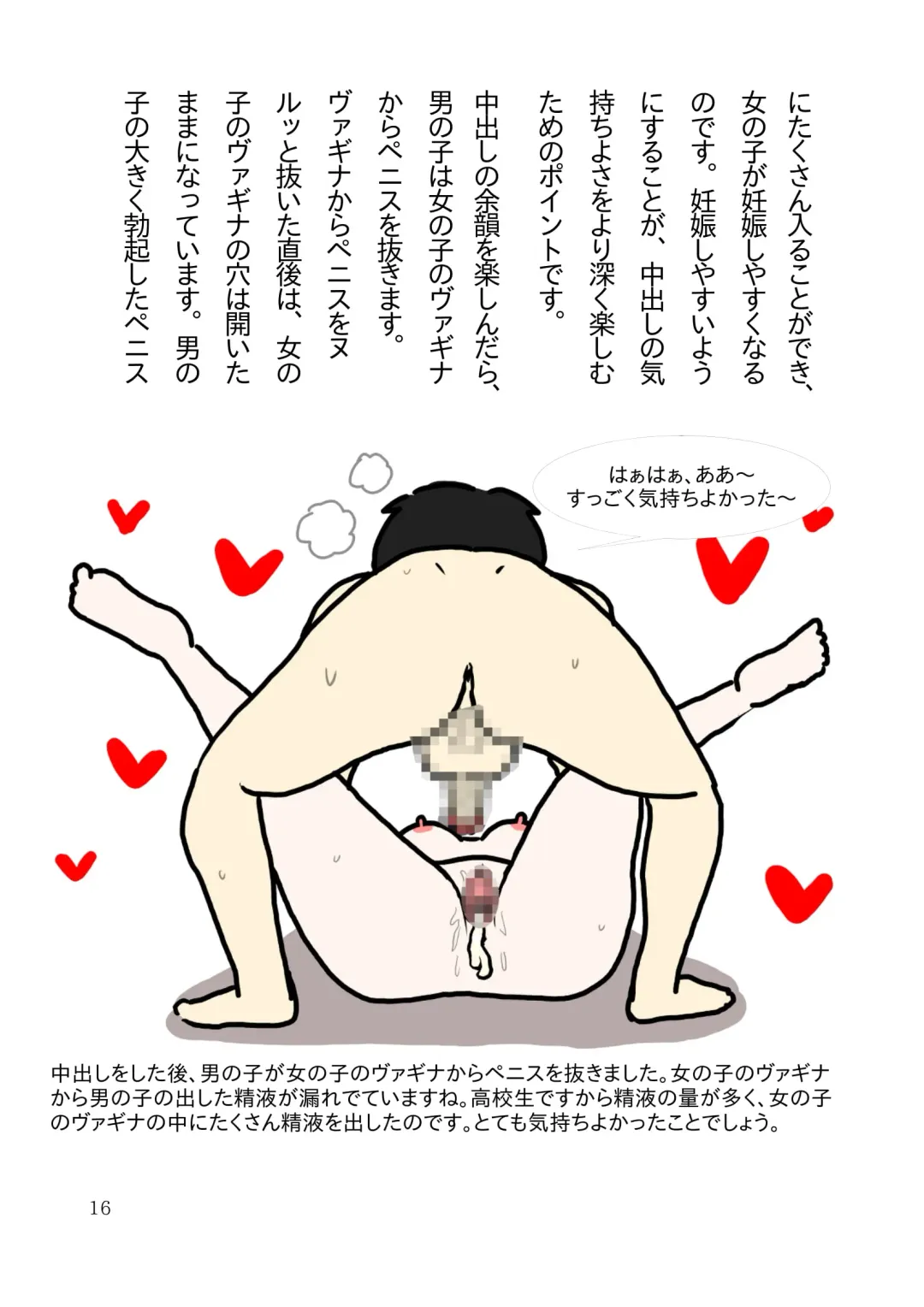 Koukousei Couple no Tame no Kimochii Nakadashi Sex o Tanoshimu Hon Fhentai - Page 19