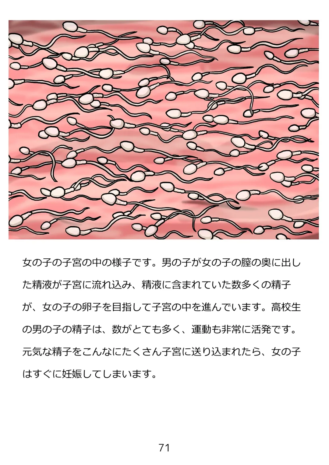 Shishunki no Tame no Seikyouiku Tottemo Ecchi de Kimochii Atarashii Seimei o Tsukuru Nakadashi Sex Fhentai - Page 71