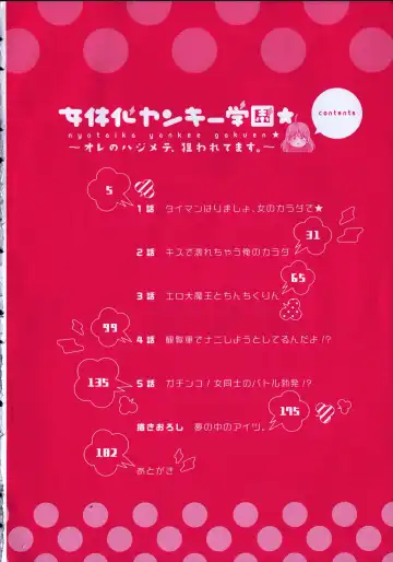 [Takao Yori] Nyotaika Yankii Gakuen - Ore no Hajimete, Nerawatemasu Vol. 1 Fhentai - Page 6