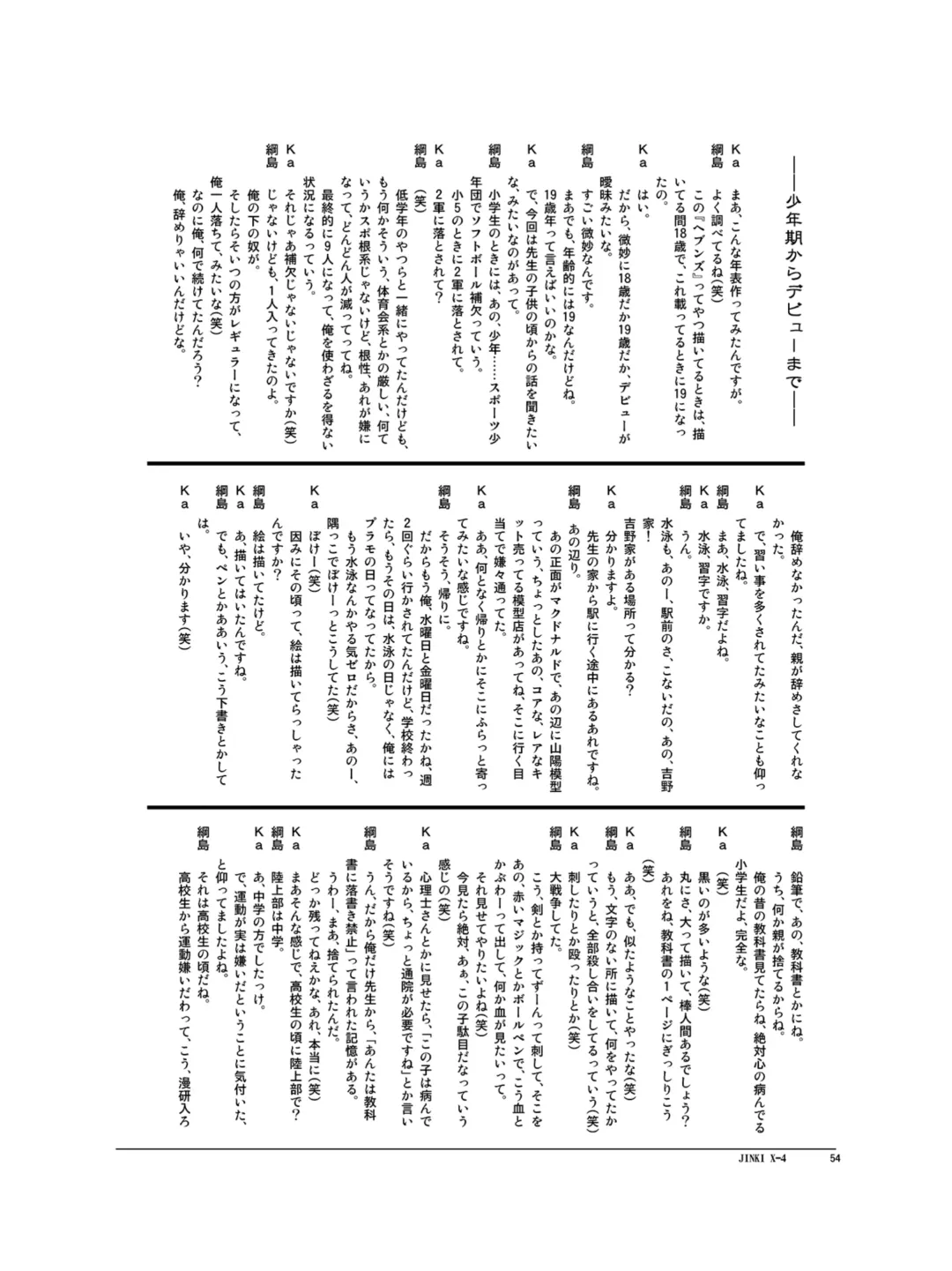 [Kao - Tsunashima Shirou] JINKI X-4 Fhentai - Page 55