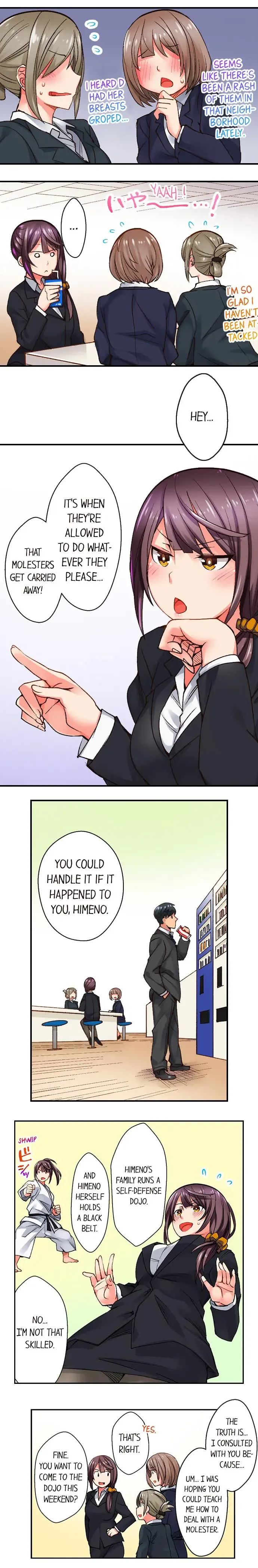 [Toubaru Rairu] You Cum, You Lose! Wrestling with a Pervert Ch.3/? Fhentai - Page 6