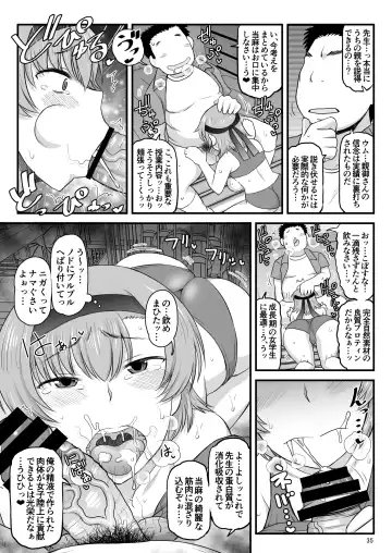 [Deep Valley] Inkou Kyoushi no Saimin Seikatsu Shidouroku Touma Saki Hen ~Sensei, Kare to Musubareru tame ni Takumashii Mono de Ninshin sasete kudasai!~ Fhentai - Page 35