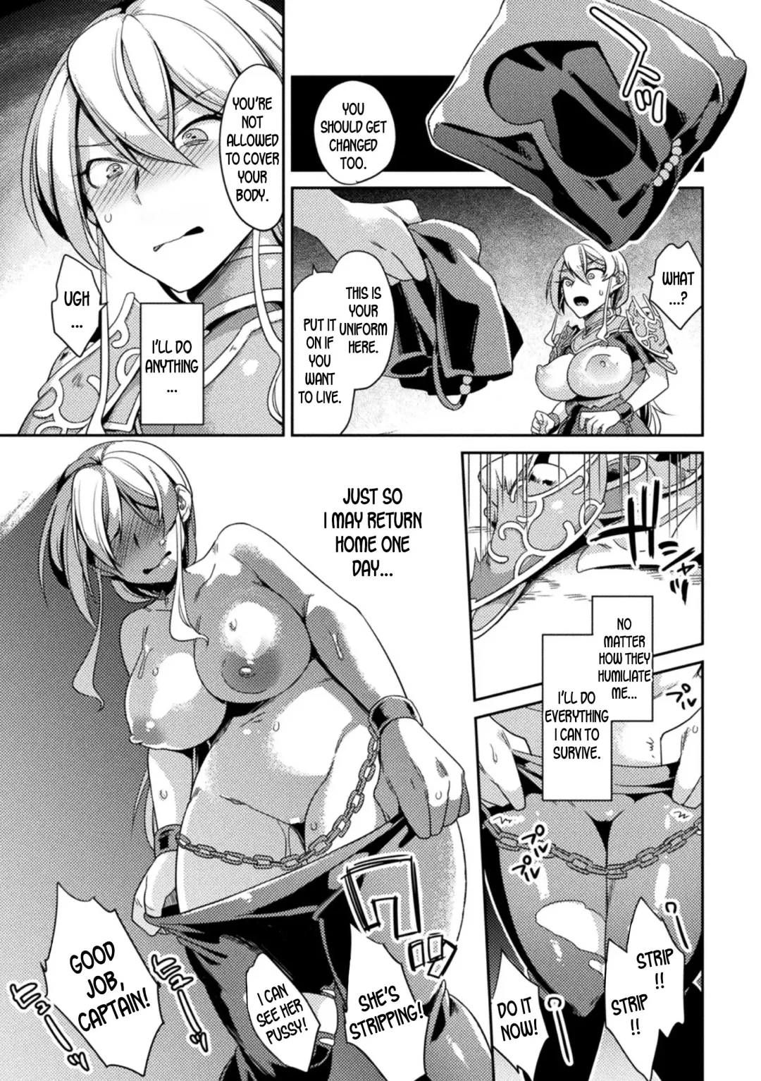 [Yamanashi Yuuya] Genderbent Knight Raul, the Fallen Whore ~ He couldn't win against money and cocks Fhentai - Page 9