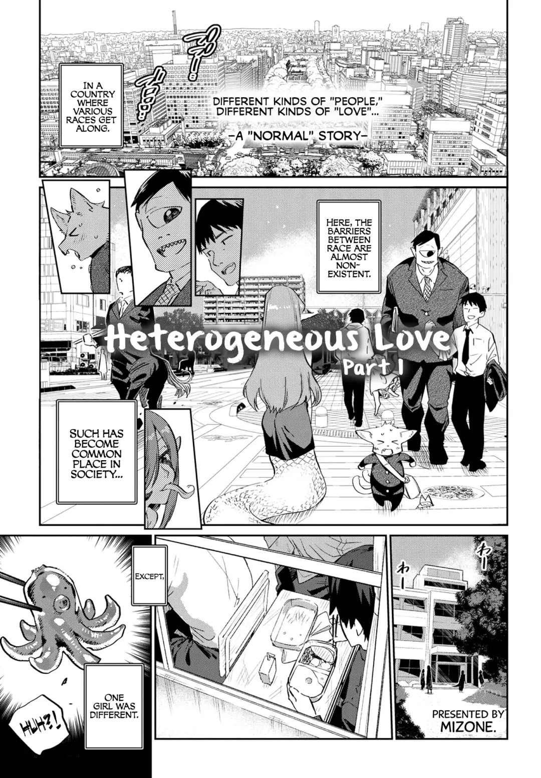 [Mizone] Ishu Renai | Heterogeneous Love Ch. 1 Fhentai - Page 2