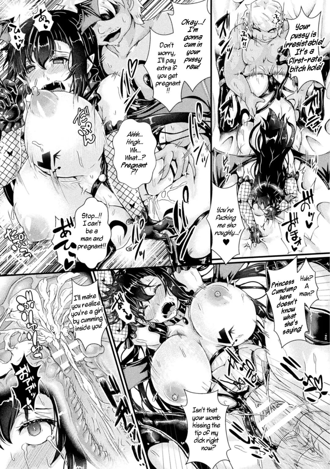 [Misakana] Nyotaika Kishi no Junan Inma Baishunfu Ochi | The Passion of the Feminized Knight/Fallen Succubus Whore Fhentai - Page 12