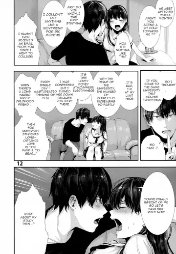 [Bota Mochito] Osananajimi Ecchi | Sex with my Childhood Friend Fhentai - Page 11