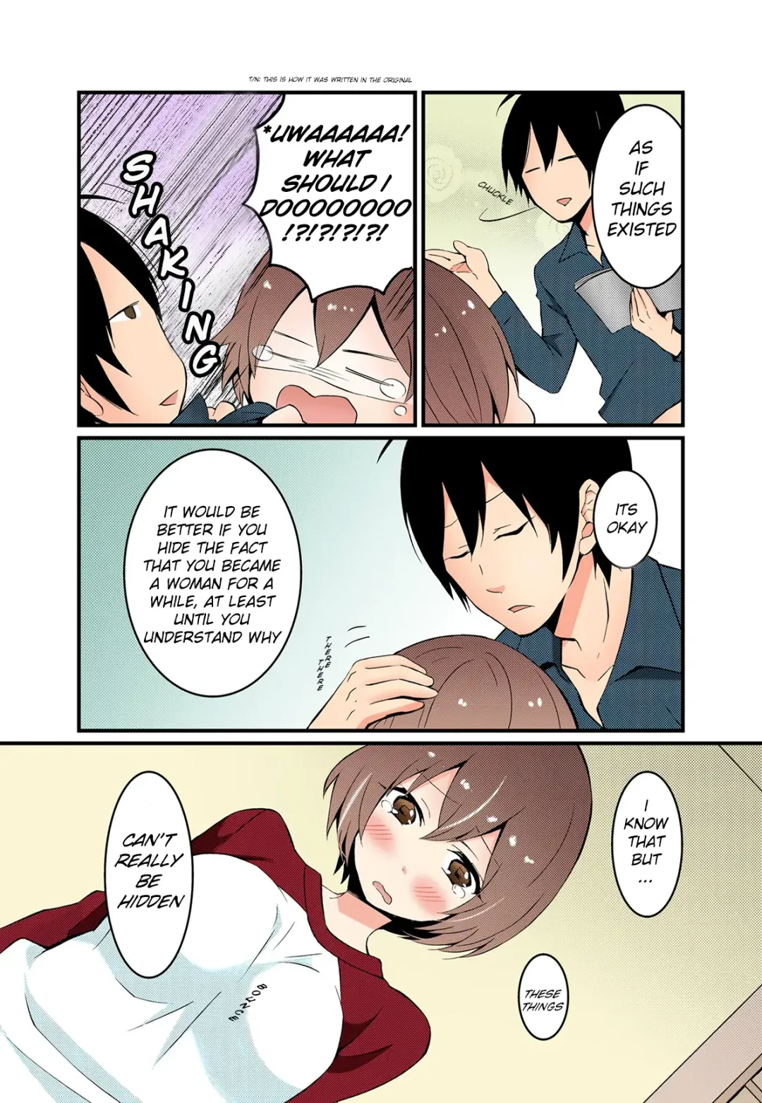 [Nagata Maria] Totsuon! ~Totsuzen Onnanonko Ni Natta No De, Ore No Oppai Monde Mimasen Ka? | Totsuon! Since I've Abruptly Turned Into a Girl, Won't You Fondle My Boobs? Fhentai - Page 17