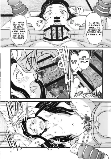 [Deep Valley] Mechashiko no Chinpo ~Nikuyoku o Osaekirenaku Natta Nezuko-chan ga Dosukebe Ossan Tanebashira to Kettou Shite Eiyou Hokyuu Suru Hon~ Fhentai - Page 7