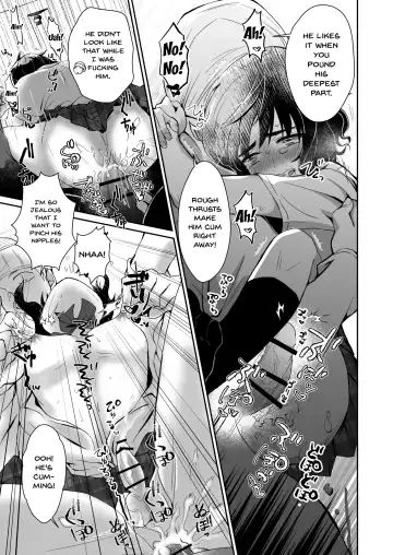 [Taguchi Monyata] Toilet ni Ittara SeJiru Mamire no Otokonoko ga Taorete Ita no de Toriaezu Irete Mita | When I Went To The Bathroom I Found A Trap Covered In Cum On The Ground So I Thought I'd Try Fucking Him Fhentai - Page 16