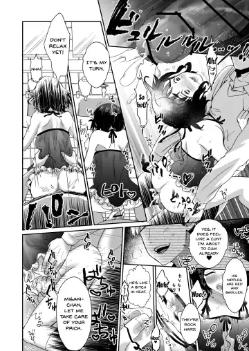 [Taguchi Monyata] Toilet ni Ittara SeJiru Mamire no Otokonoko ga Taorete Ita no de Toriaezu Irete Mita | When I Went To The Bathroom I Found A Trap Covered In Cum On The Ground So I Thought I'd Try Fucking Him Fhentai - Page 27