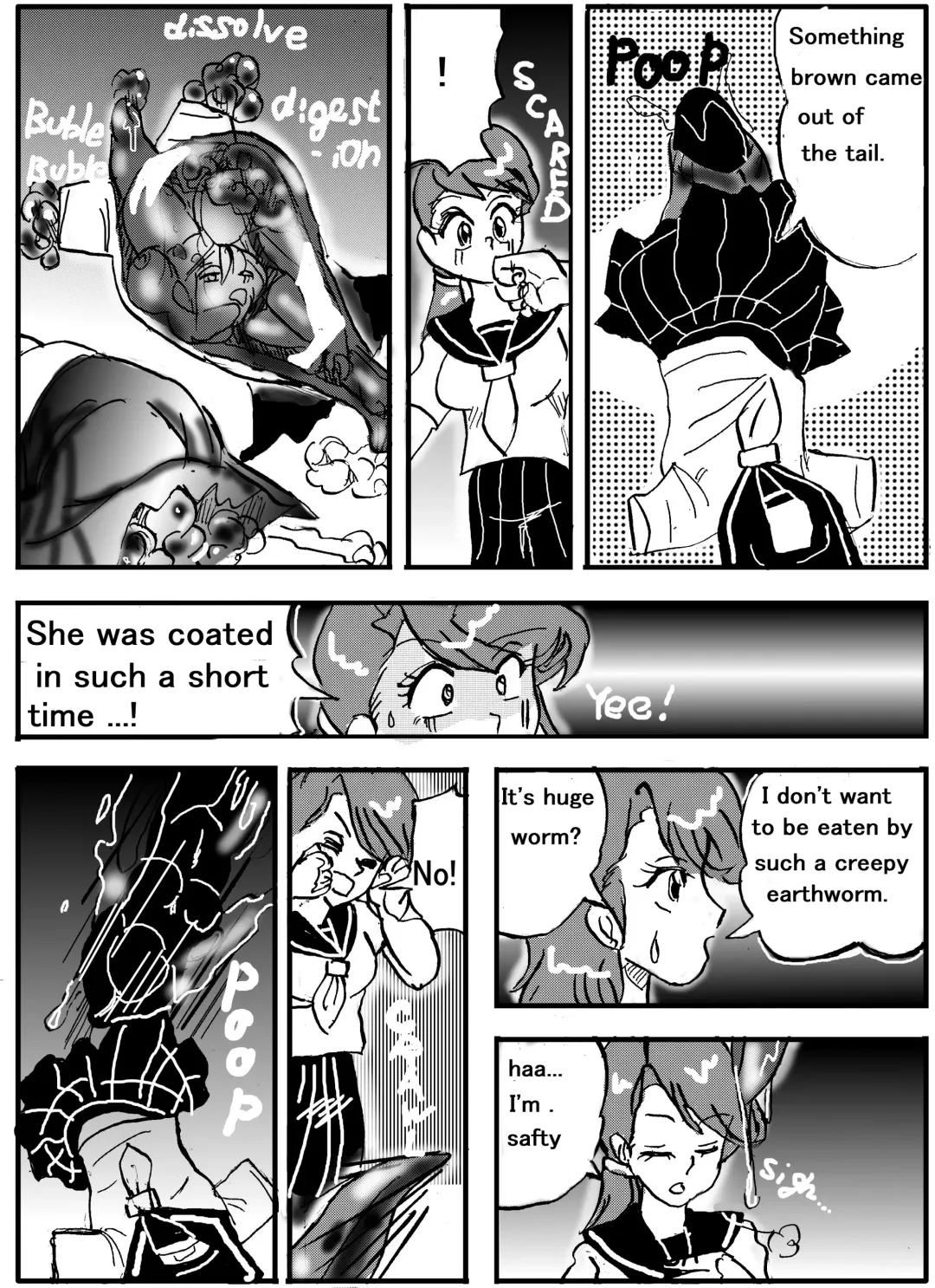 [Stuka] The real vore of the gaintess & Man-sucking leech fear Fhentai - Page 13
