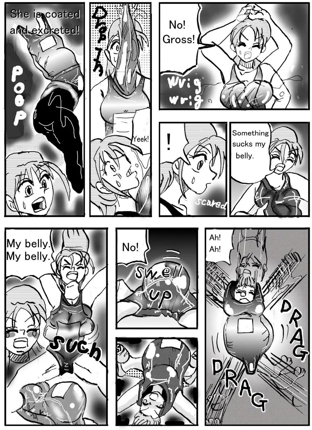 [Stuka] The real vore of the gaintess & Man-sucking leech fear Fhentai - Page 15