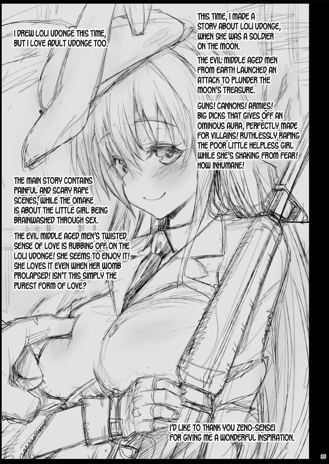 [Ma-kurou] Loli Udonge no H na Sainan Fhentai - Page 36