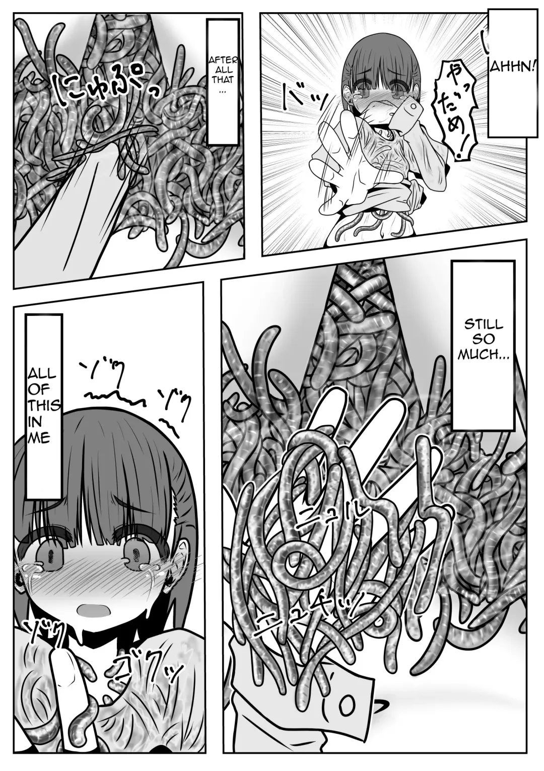 Mimizu Senbiki, Hako no Naka! | 1000 Earthworms in the Box Fhentai - Page 21