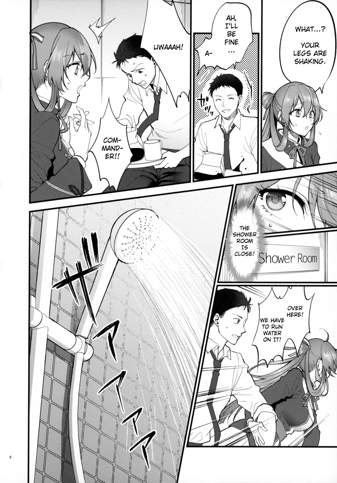 [Syoukaki] Shower Room Fhentai - Page 5