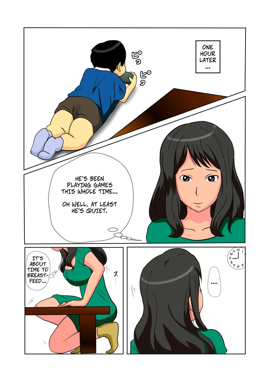 Shachou no Musuko o Azukattara Bonyuu o Suwareta Bakari ka.. | I was breastfeeding when the Boss's son... Fhentai - Page 3